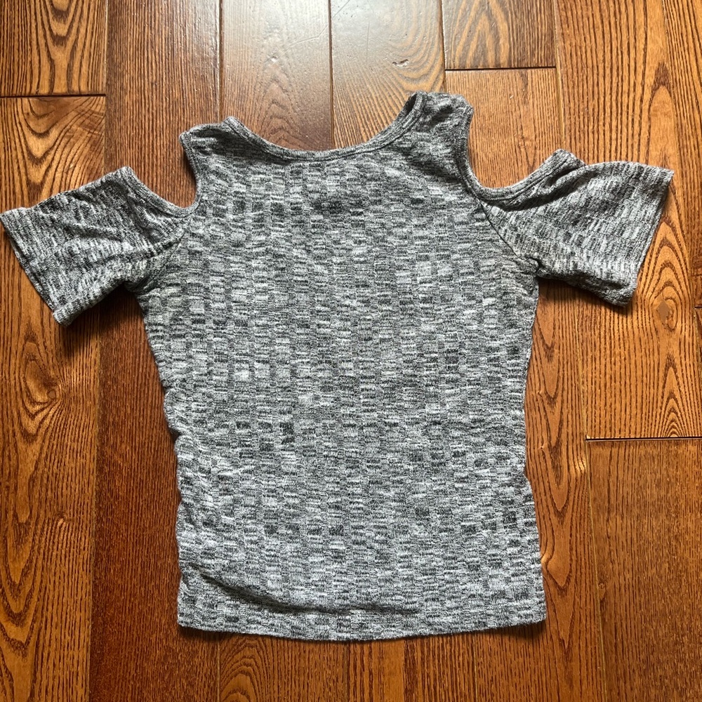 Cut Out Shoulder Top